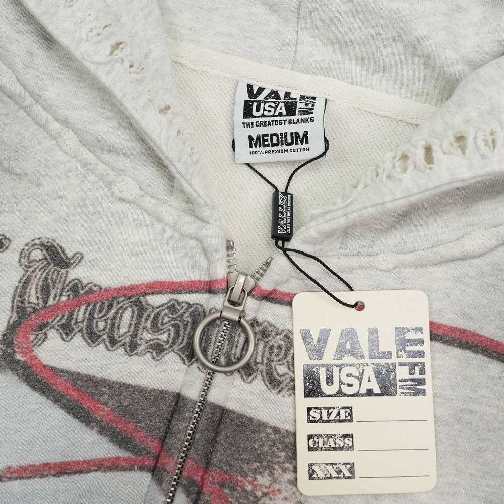 Vale Forever Valley Fest Full Zip Hoodie Grey - Picture 4 of 6